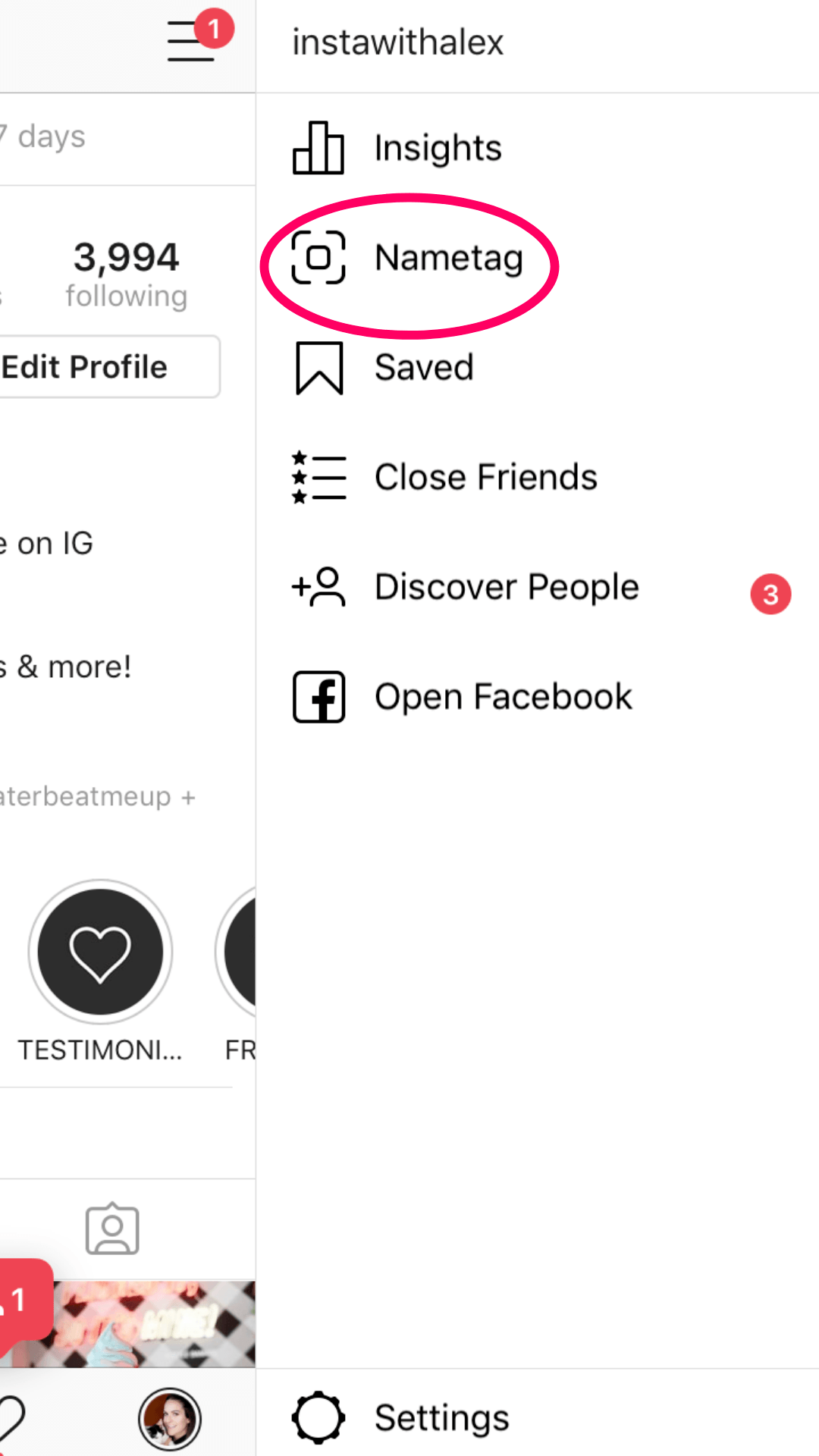 new instagram update name tags - how to see the person instagram without following