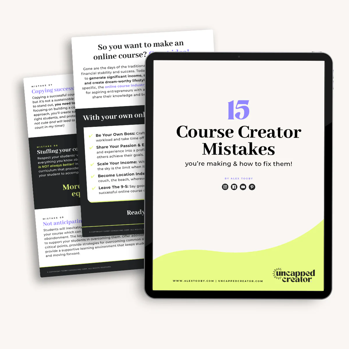 Course Creator Mistakes - Free Guide Course Creator Mistakes - Free Guide